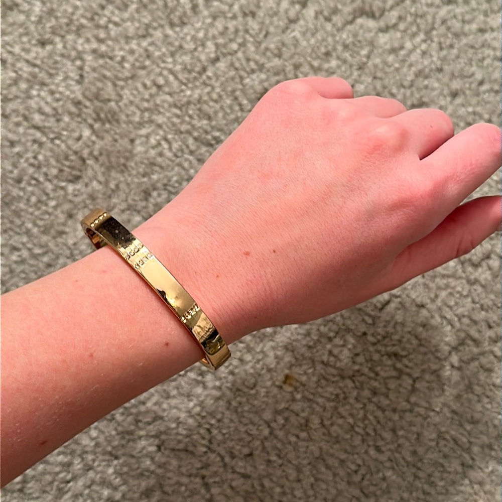 Rose gold cuff bracelet